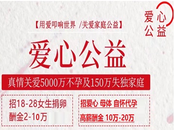 西塞山捐卵助孕生子 爱心志愿者招募